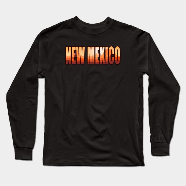 New Mexico State Long Sleeve T-Shirt by Illustro Art